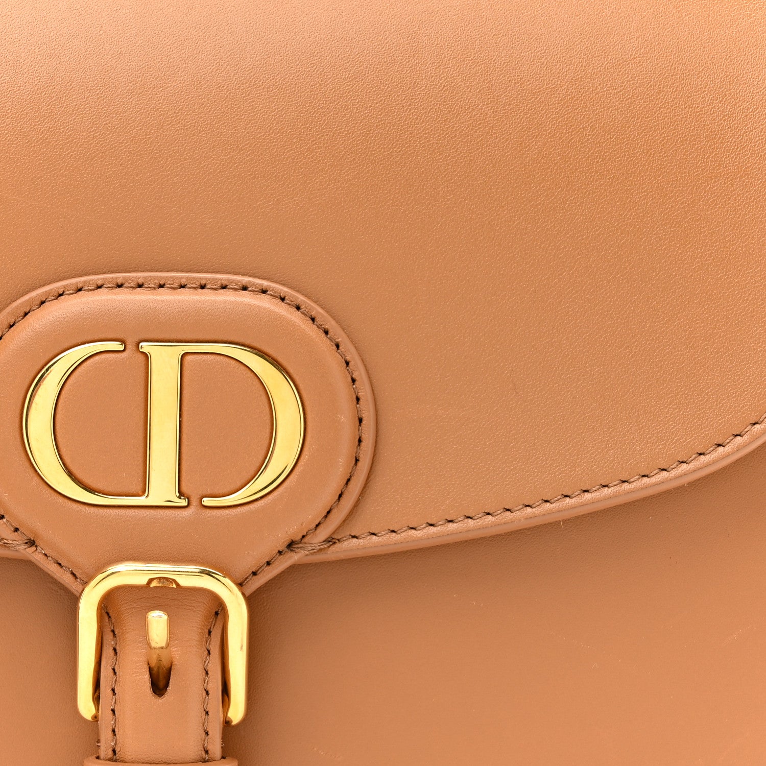 Christian Dior Box Calfskin Medium Bobby Flap Camel 7 of 13