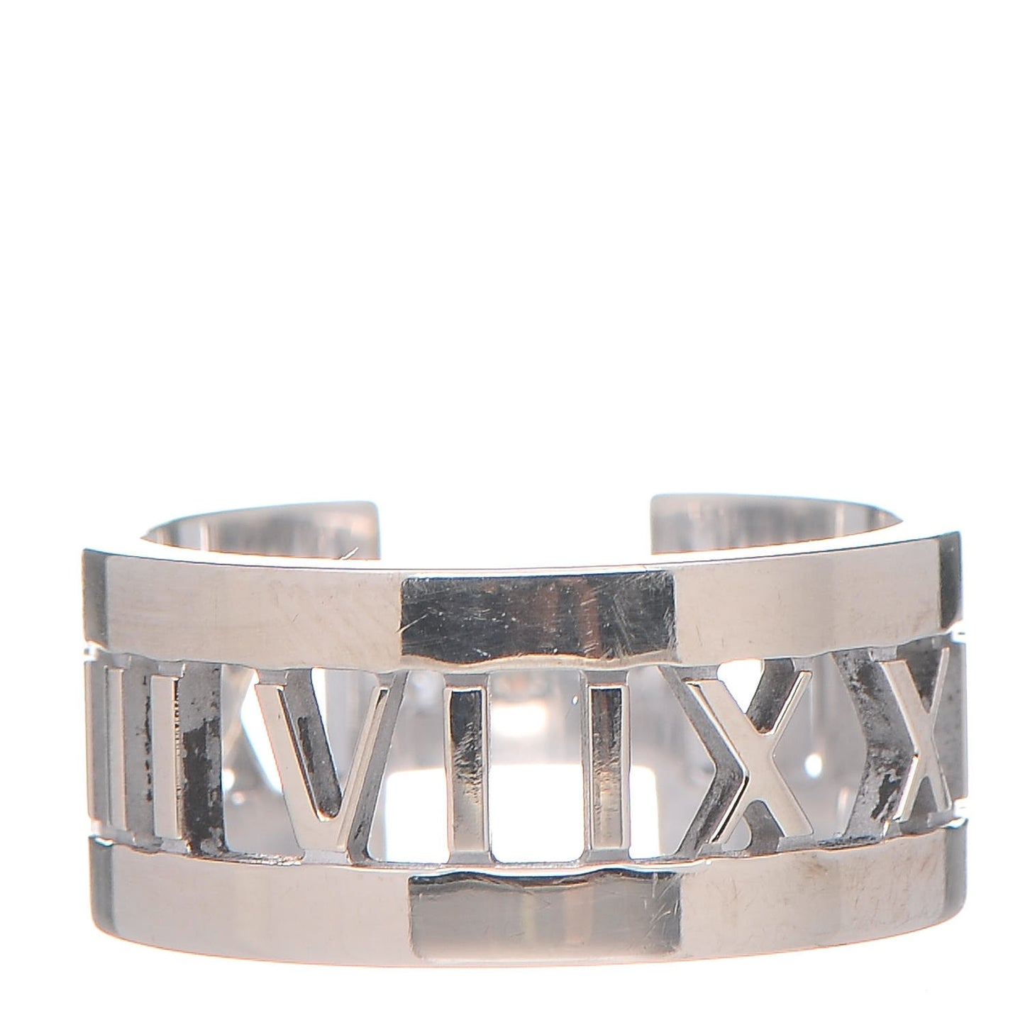 18K White Gold Diamond Open Atlas Ring 51 5.75