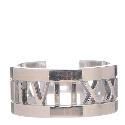 Tiffany 18K White Gold Diamond Open Atlas Ring 51 5.75 3 of 6