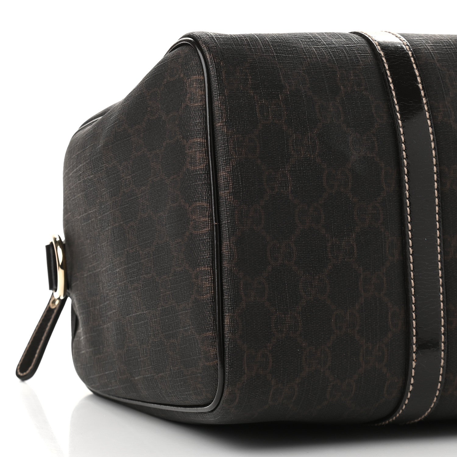 Gucci GG Supreme Monogram Medium Boston Dark Brown 8 of 9