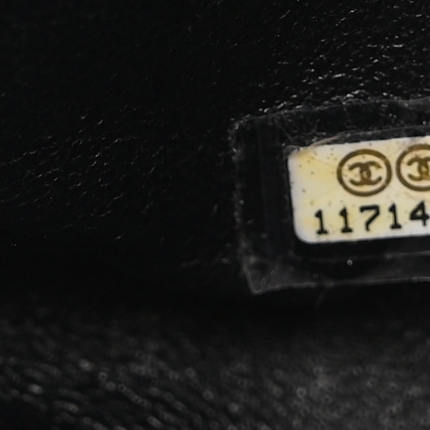 Caviar Quilted CC Timeless Bowler Black