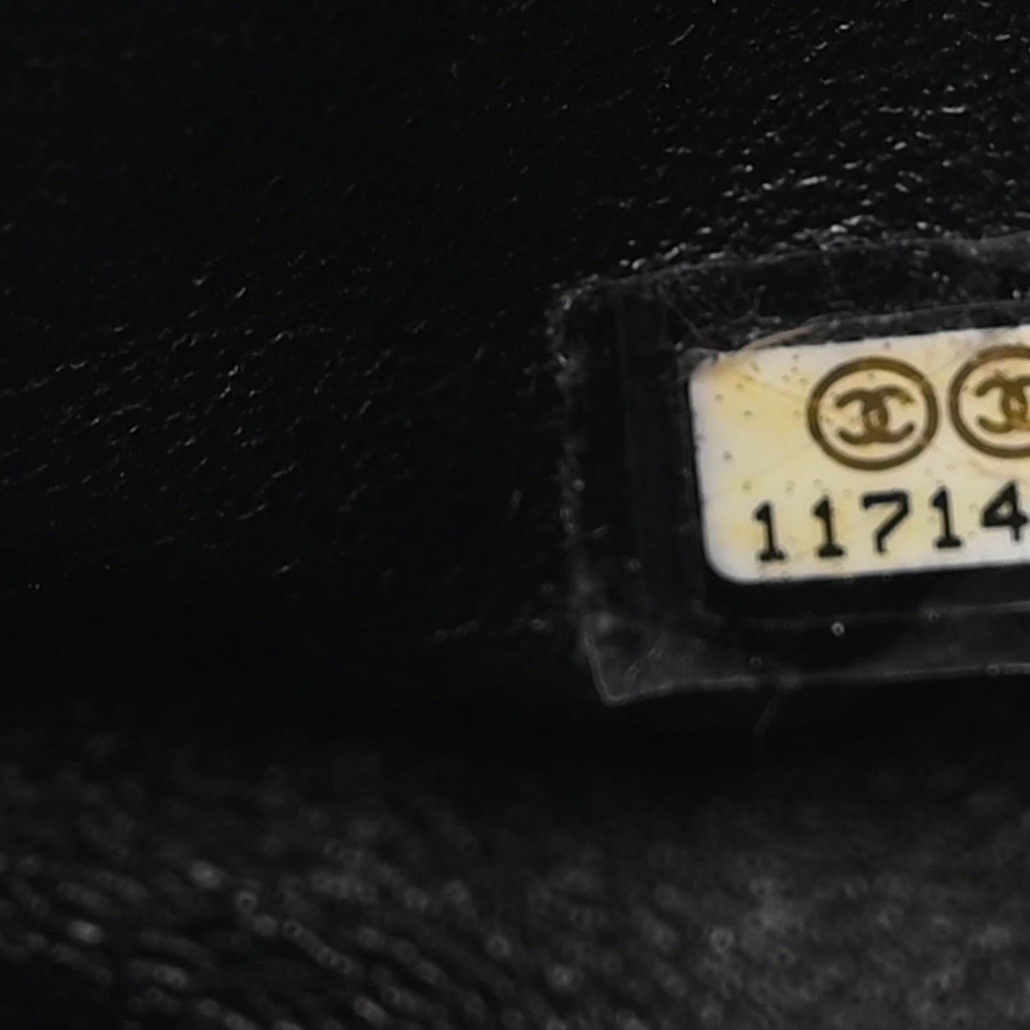 Chanel Caviar Quilted CC Timeless Bowler Black 7 of 10