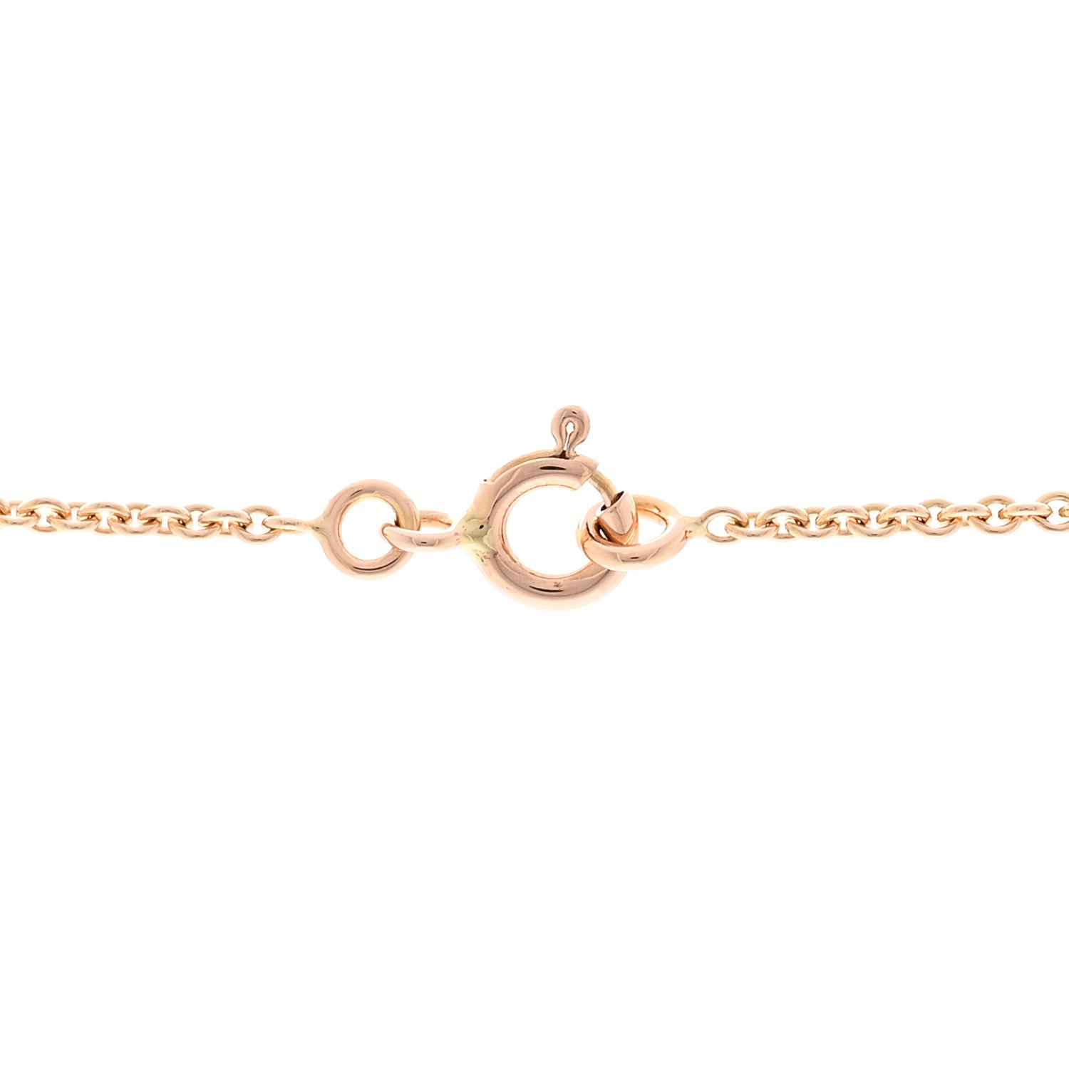 Hermes 18K Rose Gold Diamond Constance Amulette Pendant Necklace 4 of 6