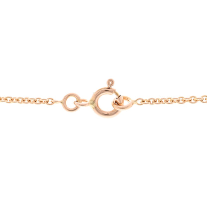 Hermes 18K Rose Gold Diamond Constance Amulette Pendant Necklace 4 of 6