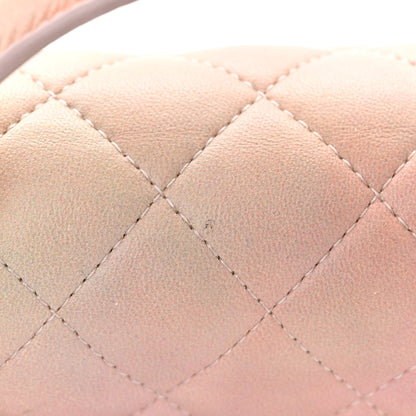 Chanel Lambskin Quilted Ombre Mini Top Handle Rectangular Flap Pink Multicolor 11 of 12