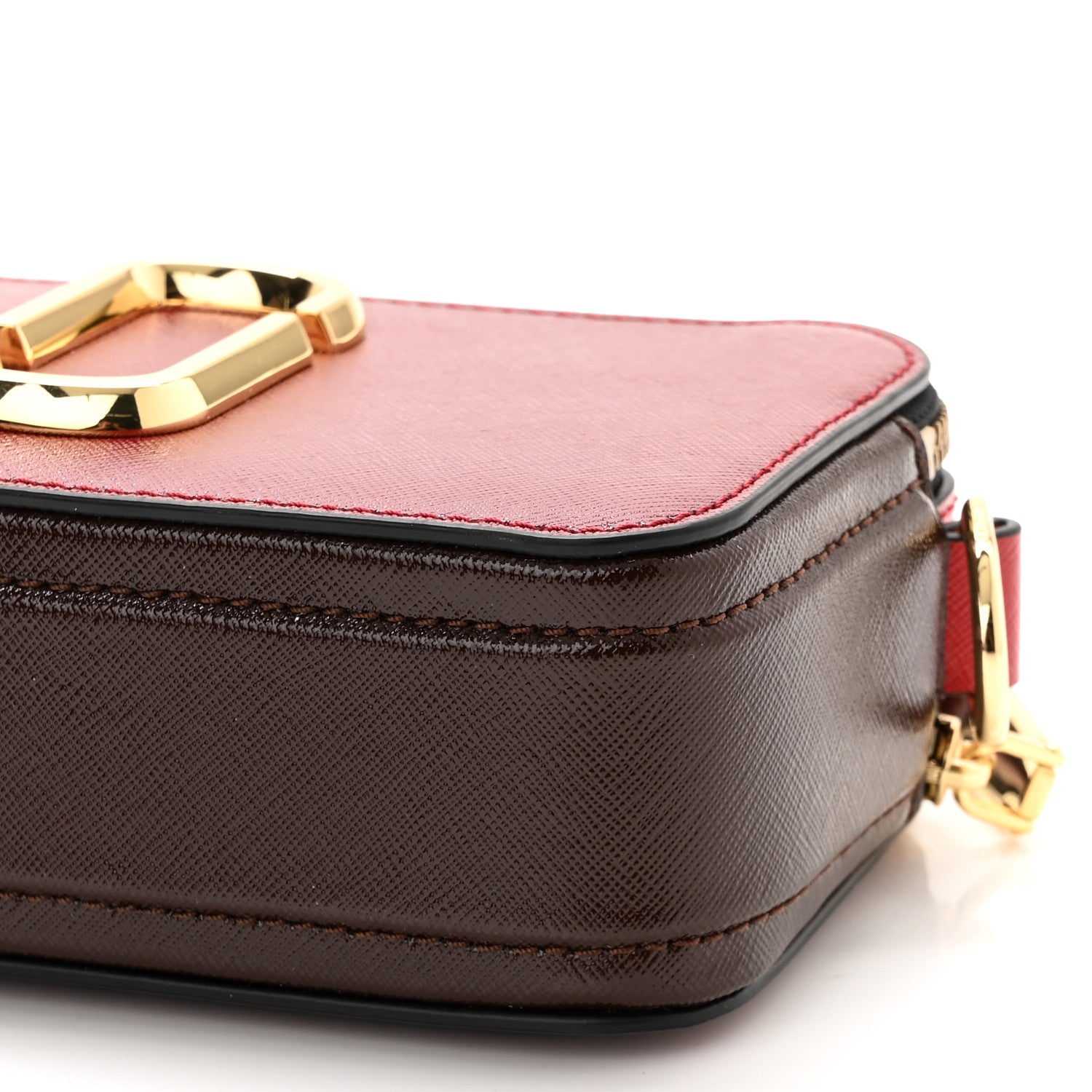 Marc Jacobs Saffiano Small Snapshot Camera Bag Red Multicolor 10 of 10