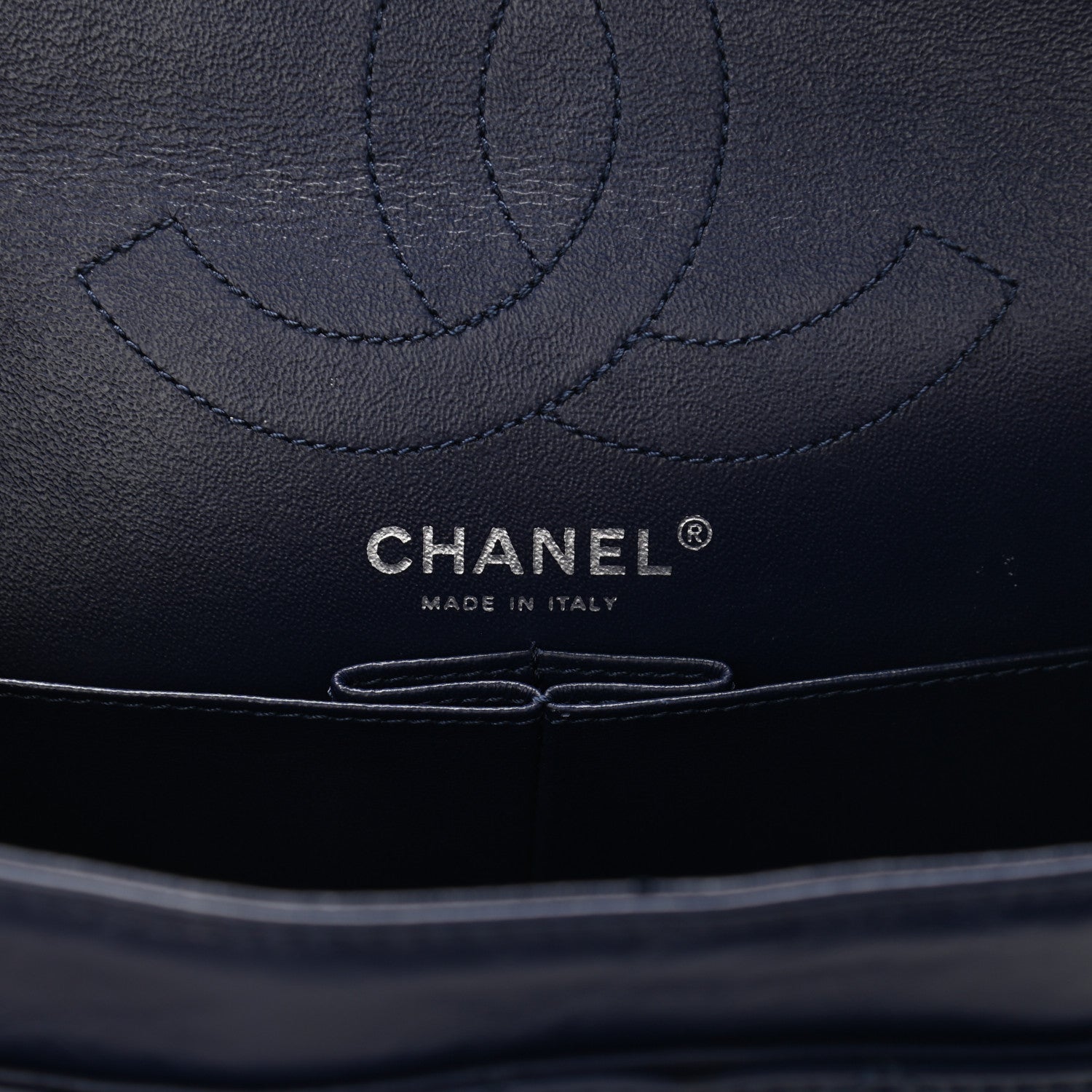Chanel Aged Calfskin Quilted 2.55 Reissue 226 Flap Navy Blue 6 of 12