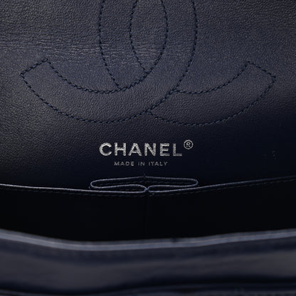 Chanel Aged Calfskin Quilted 2.55 Reissue 226 Flap Navy Blue 6 of 12