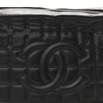 Chanel Lambskin Quilted Small Chocolate Bar Shoulder Bag Black 8 of 10