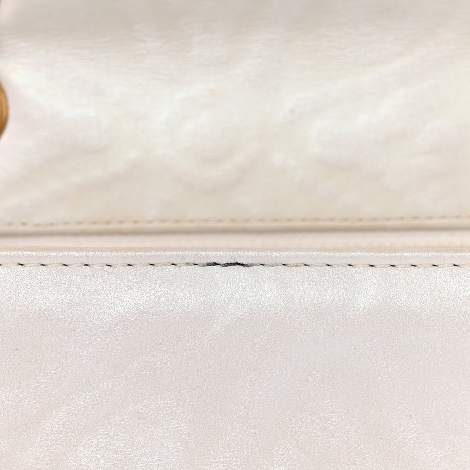 Chanel Iridescent Calfskin Embossed 2.55 Reissue Mini Flap White 11 of 17