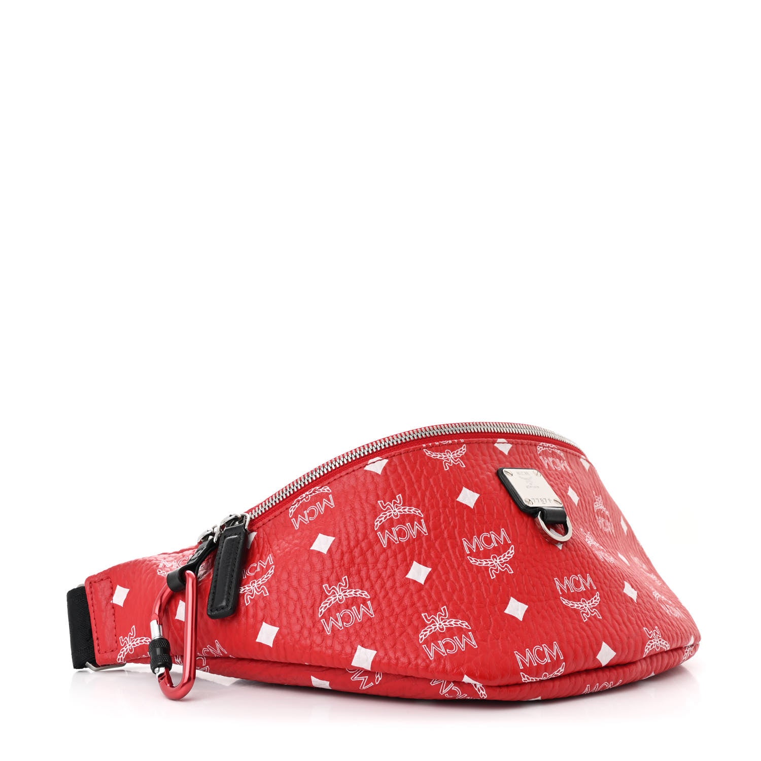 MCM Visetos Large Fursten Belt Bag Red 4 of 10