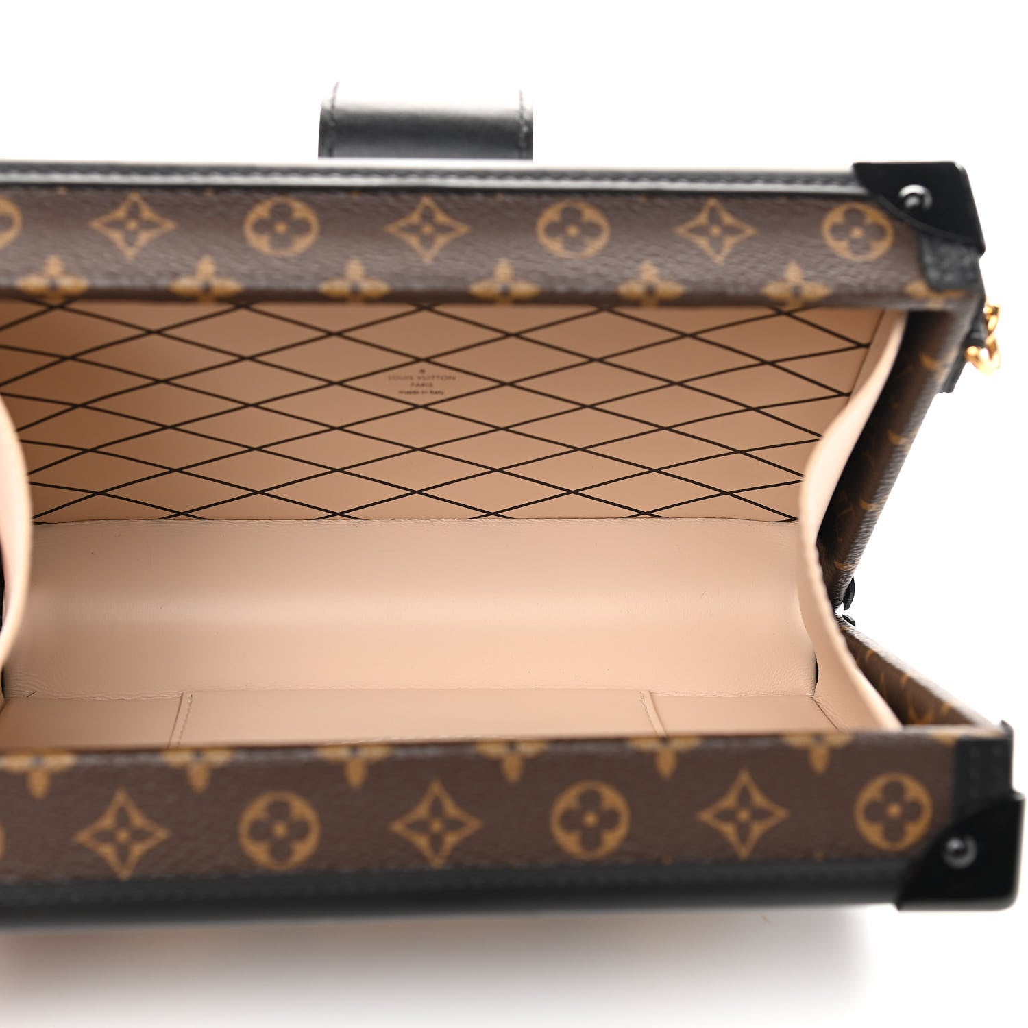 Louis Vuitton Monogram Petite Malle Black 4 of 9