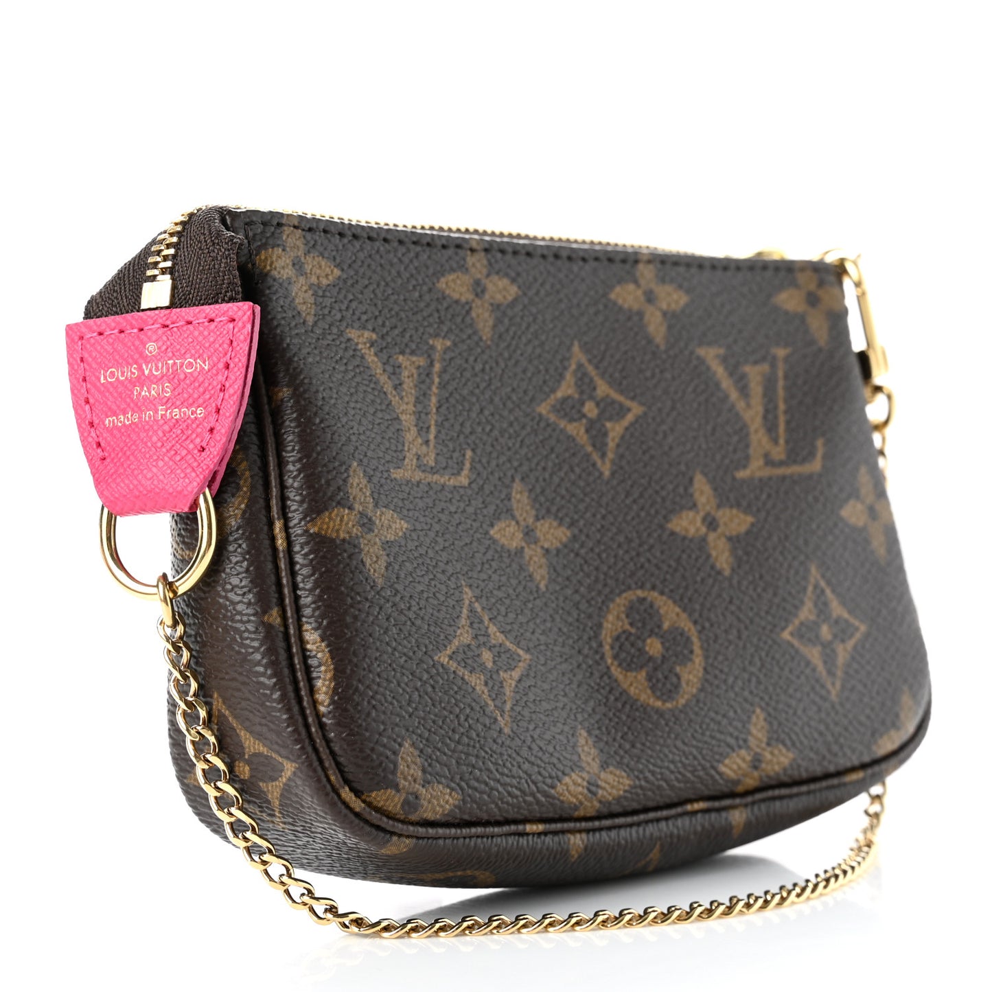 Monogram 2019 Christmas Animation Mini Courchevel Pochette Accessories Fuchsia