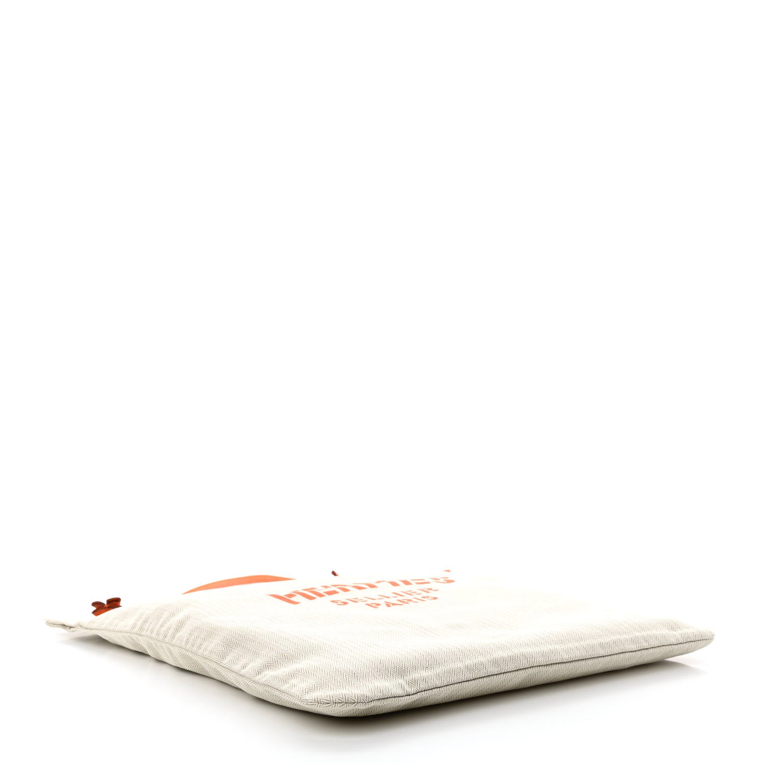 Hermes Canvas Swift Aline Grooming Bag Orange 4 of 9