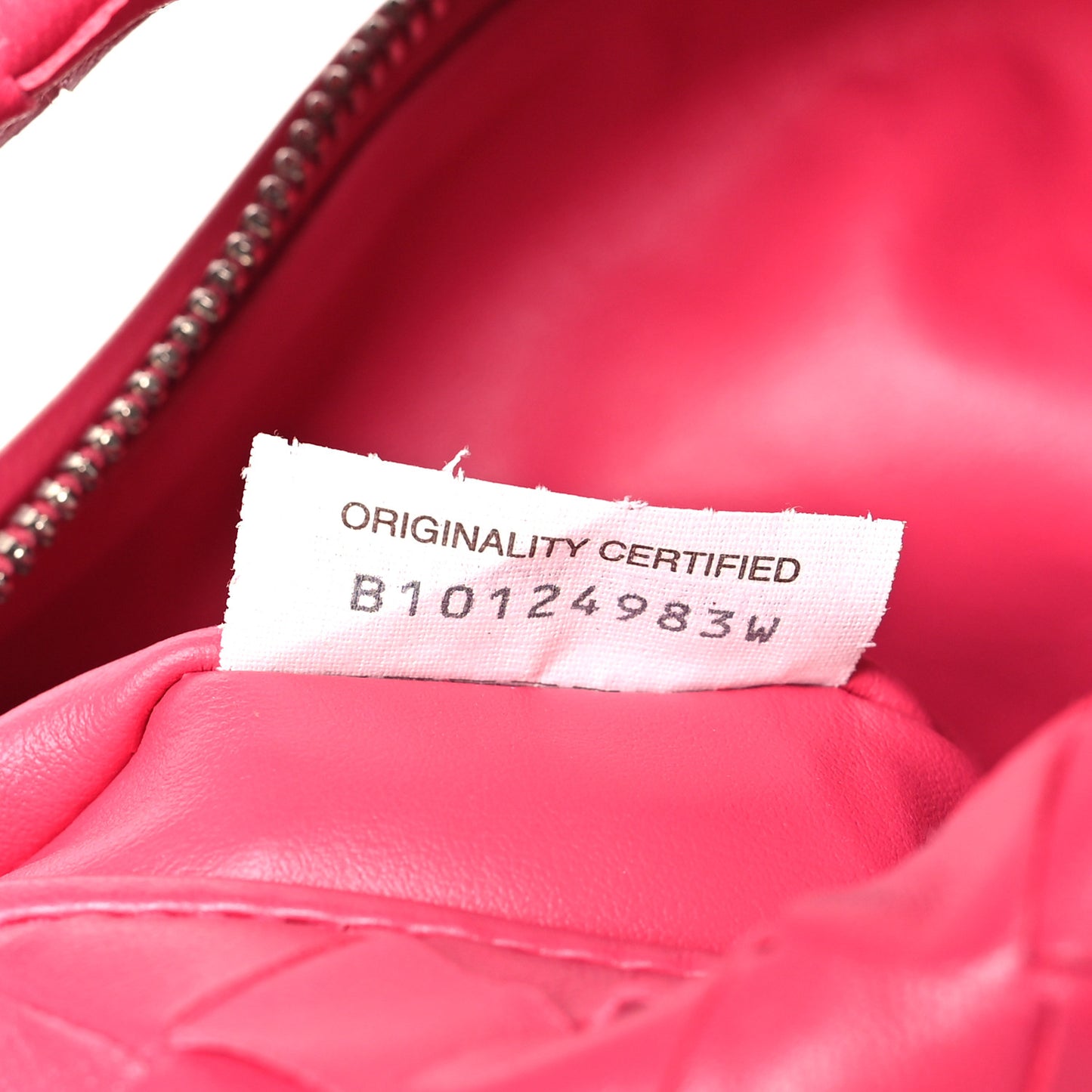 Nappa Intrecciato Mini Jodie Cranberry