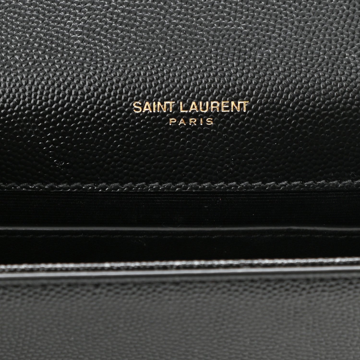 Saint Laurent Grain De Poudre Small Monogram Kate Satchel Black 6 of 9