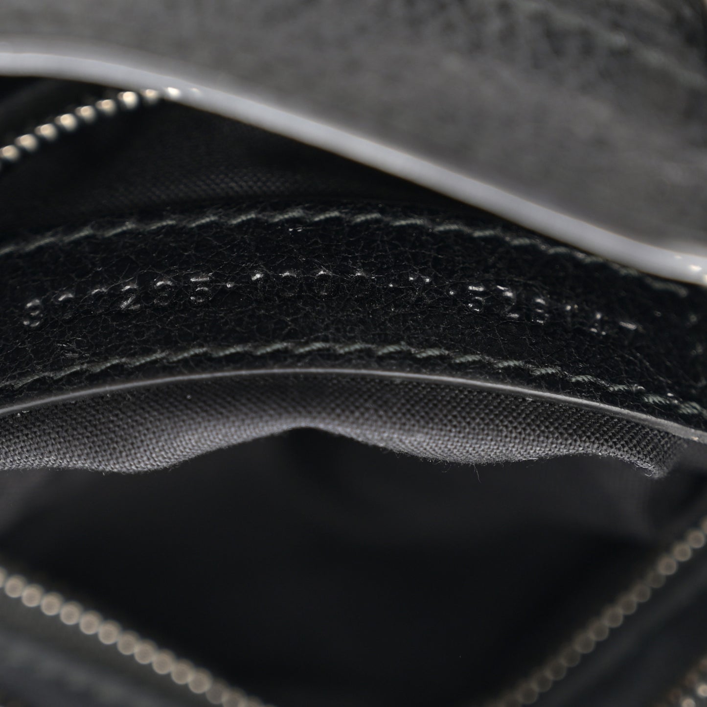 Agneau Classic Silver Hardware Mini City Black