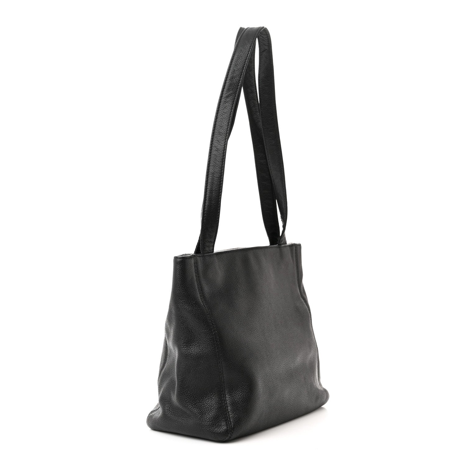 Chanel Caviar CC Tote Black 3 of 12
