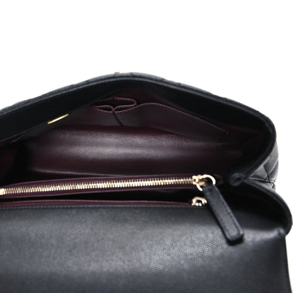 Chanel Caviar Quilted Small Coco Handle Flap Black 5 of 10