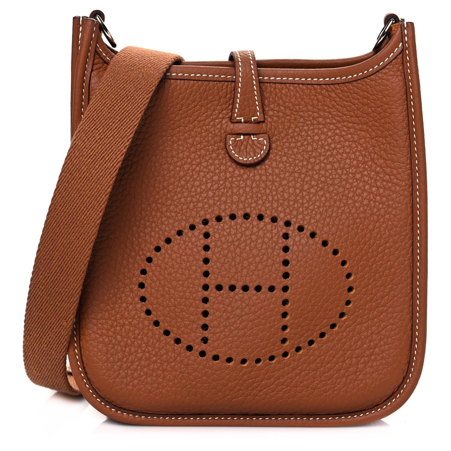 Hermes Taurillon Clemence Evelyne TPM Gold 1 of 10