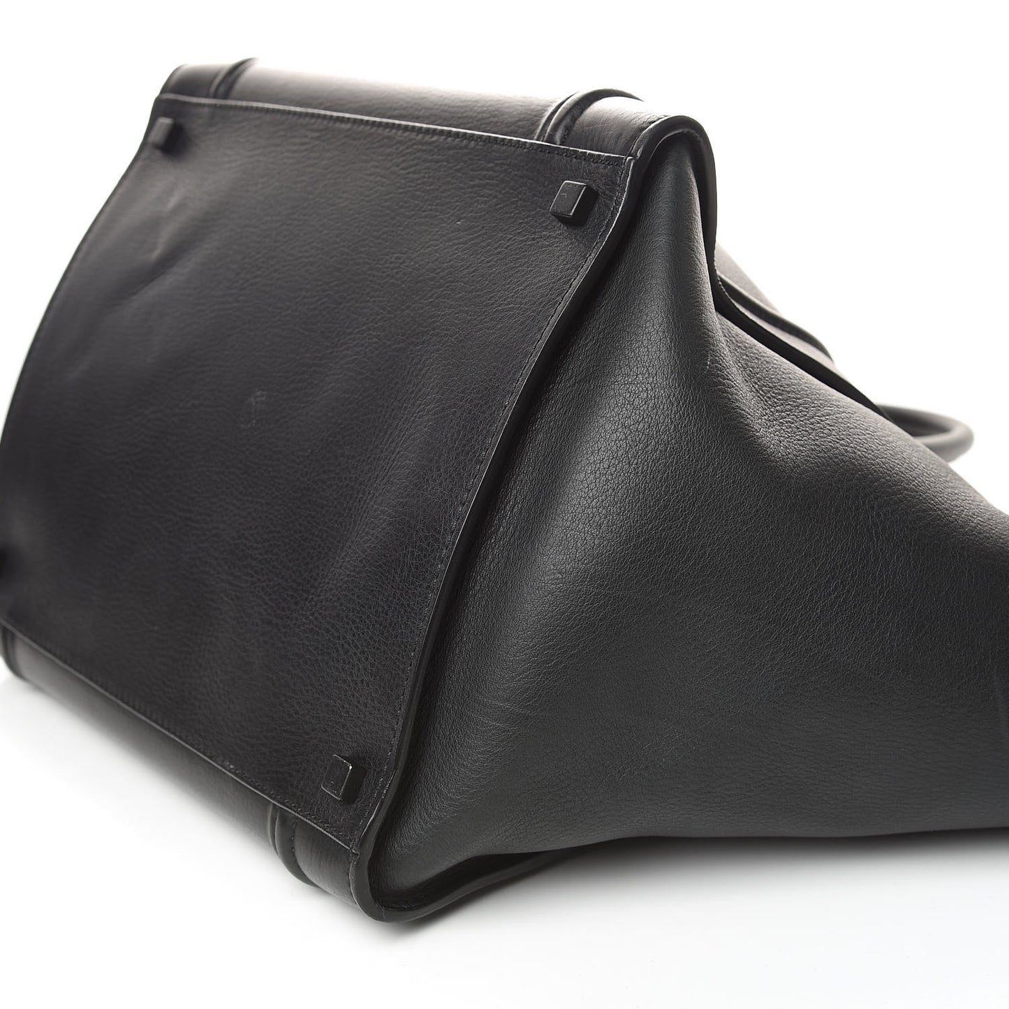 Supple Calfskin Medium Phantom Luggage Black