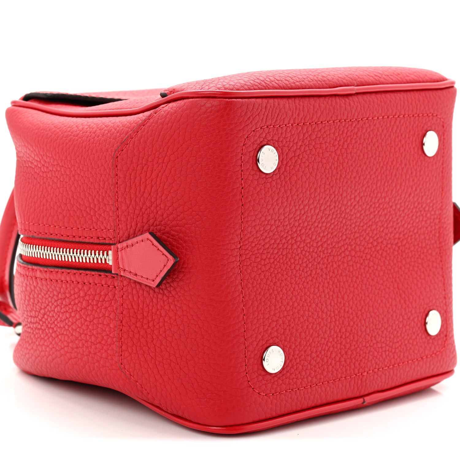 Louis Vuitton Taurillon Neo Square Bag Rouge 9 of 10