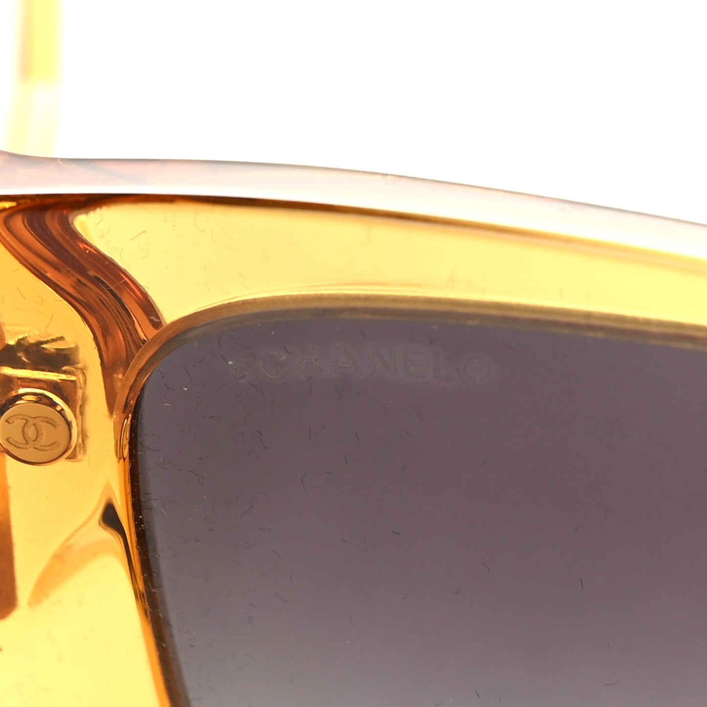 Acetate CC Rectangle Sunglasses 5430-A Yellow