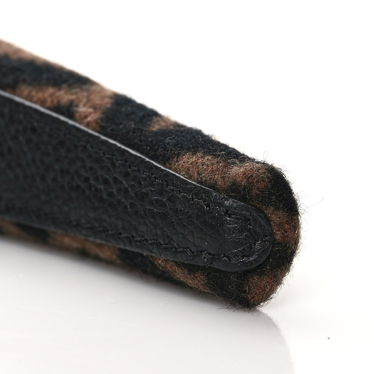 Fendi Wool Cashmere FF Logo Headband Tobacco 5 of 6