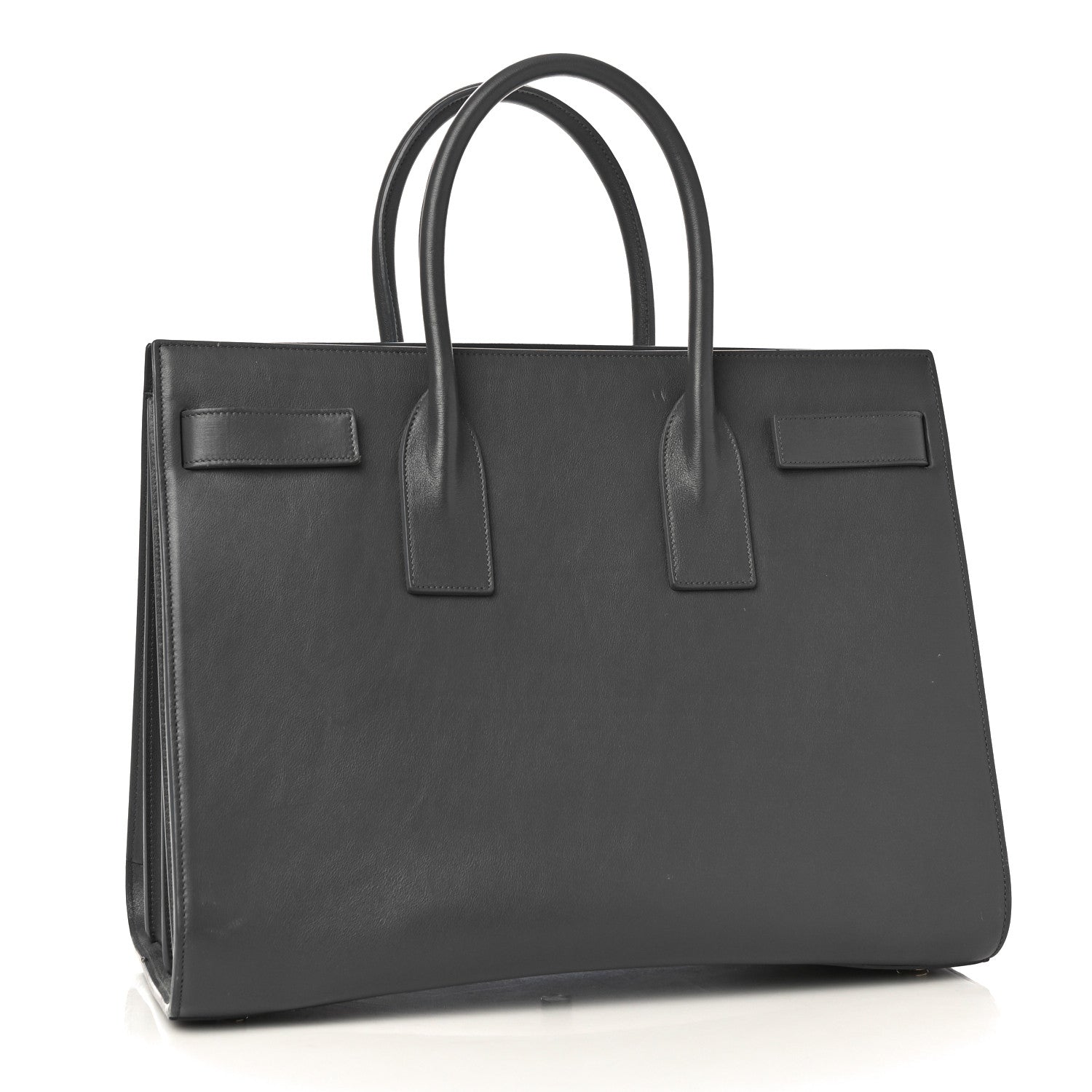 Saint Laurent Calfskin Large Sac De Jour Carryall Fog 3 of 14