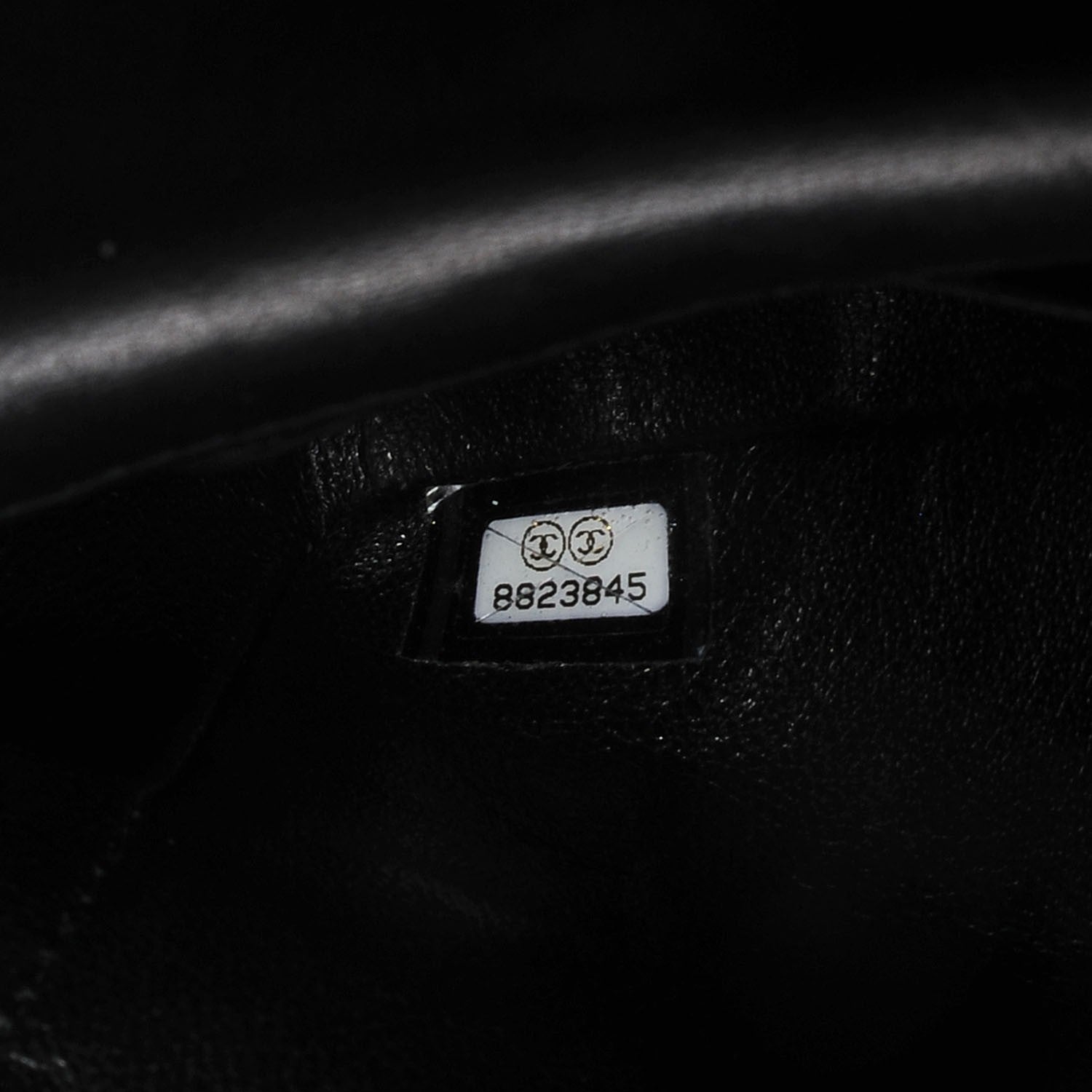Chanel Lambskin East West Chocolate Bar Flap Black 7 of 9