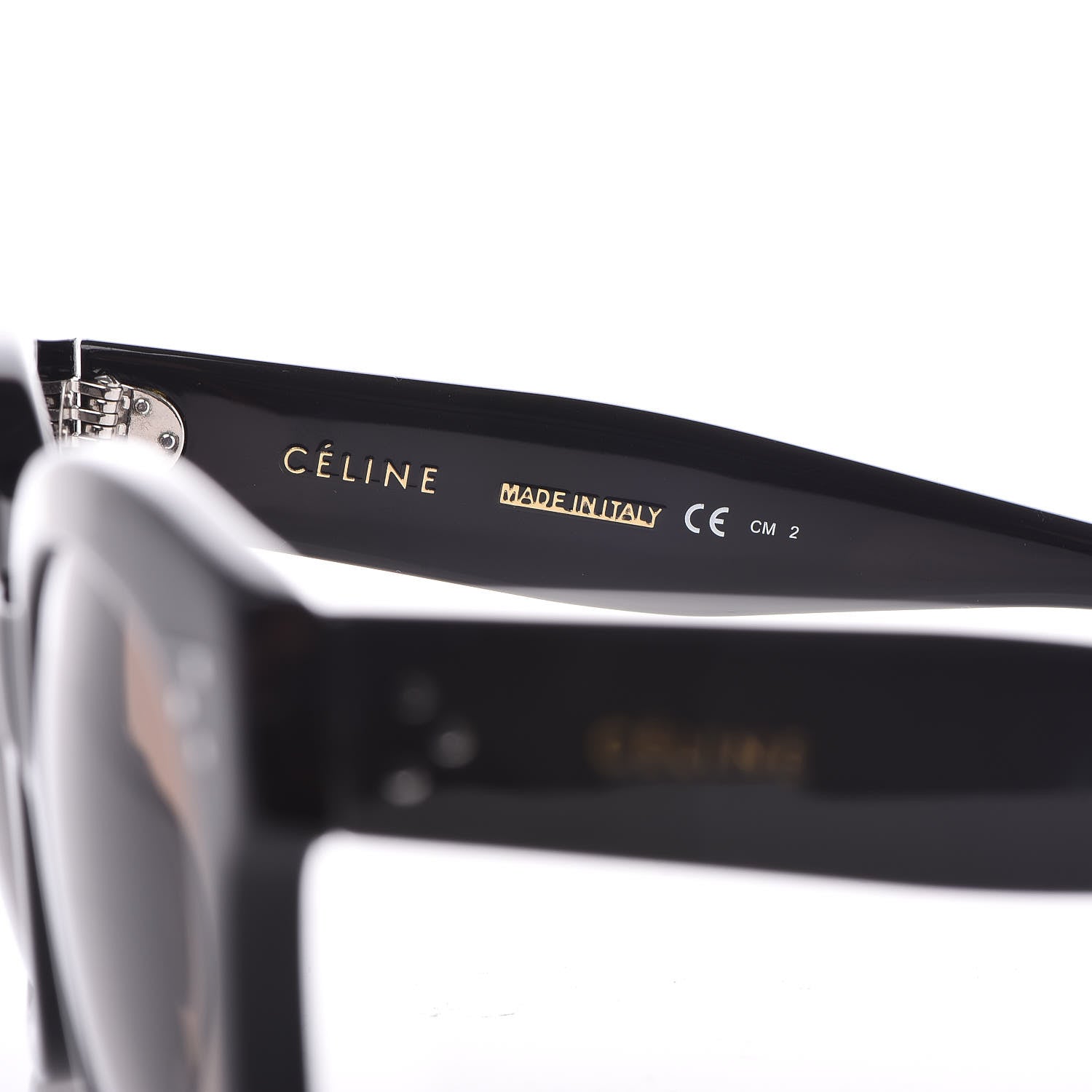 Celine New Audrey Sunglasses CL 41805/S Black 8 of 10