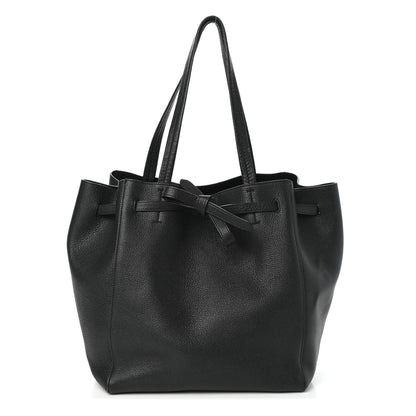 Celine Soft Grained Calfskin Small Belt Cabas Phantom Black 1 of 9