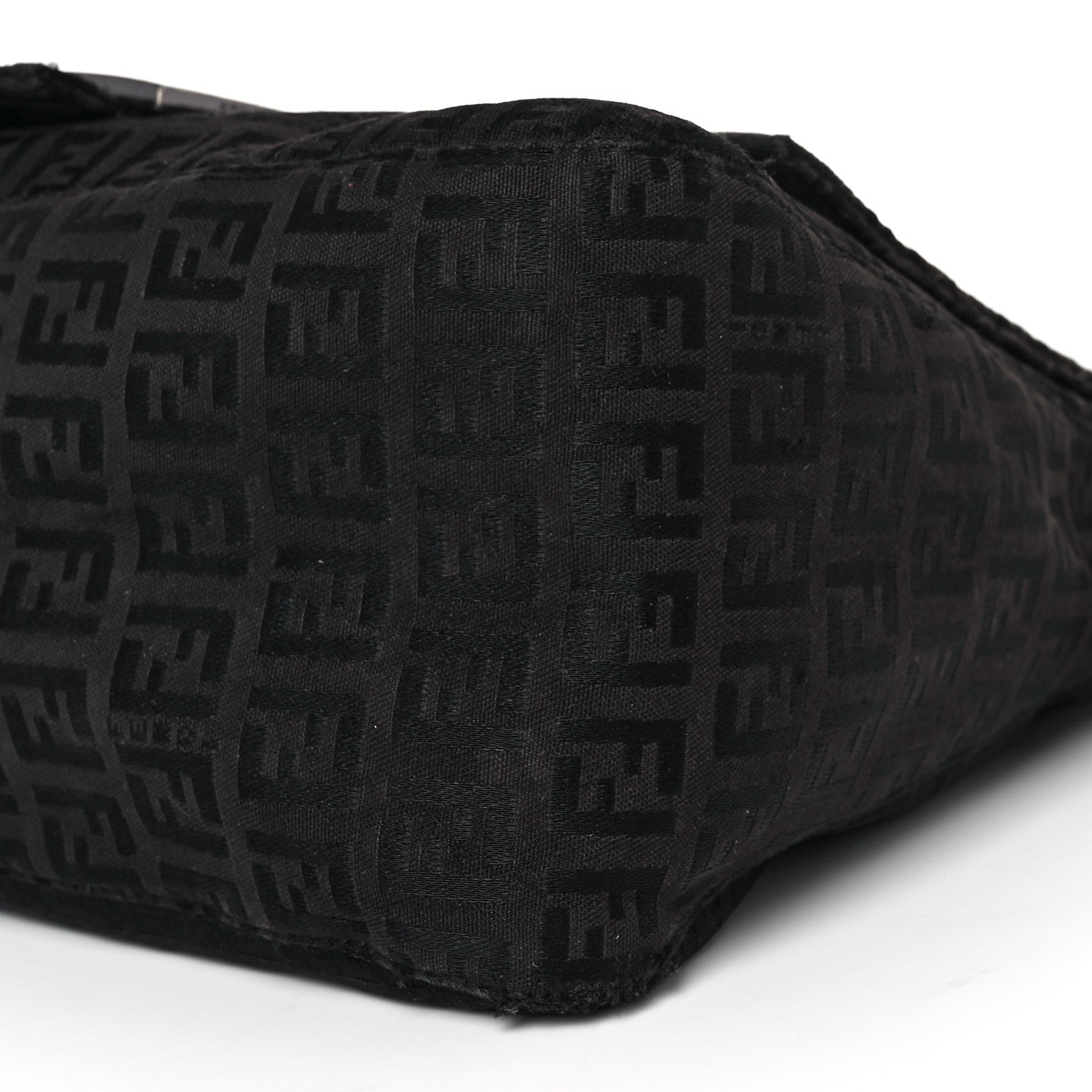Fendi Zucchino Mama Baguette Black 9 of 10