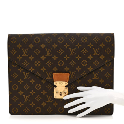 Louis Vuitton Monogram Porte-Documents Senateur Document Holder 2 of 16