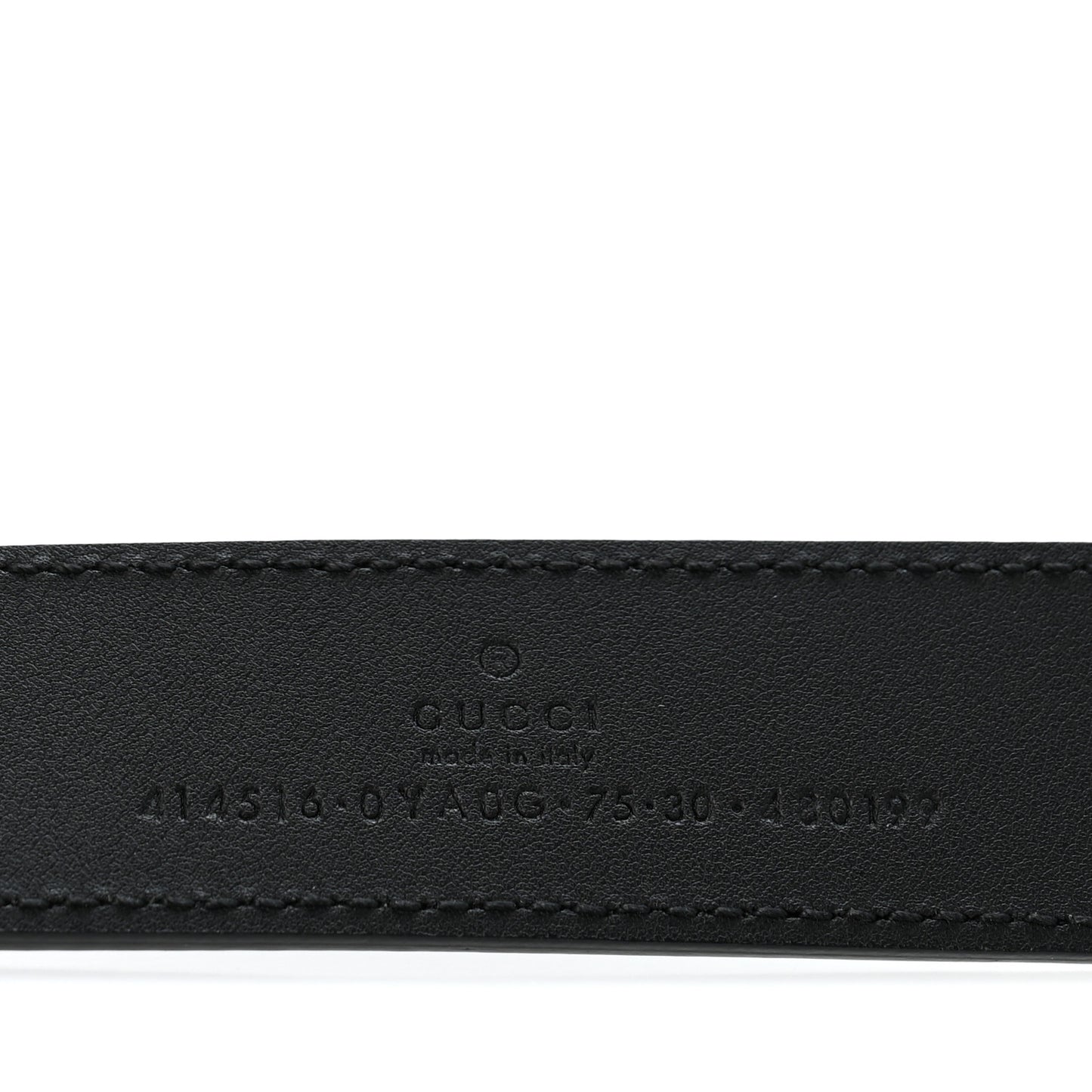 Calfskin Double G 30mm Belt 75 30 Black