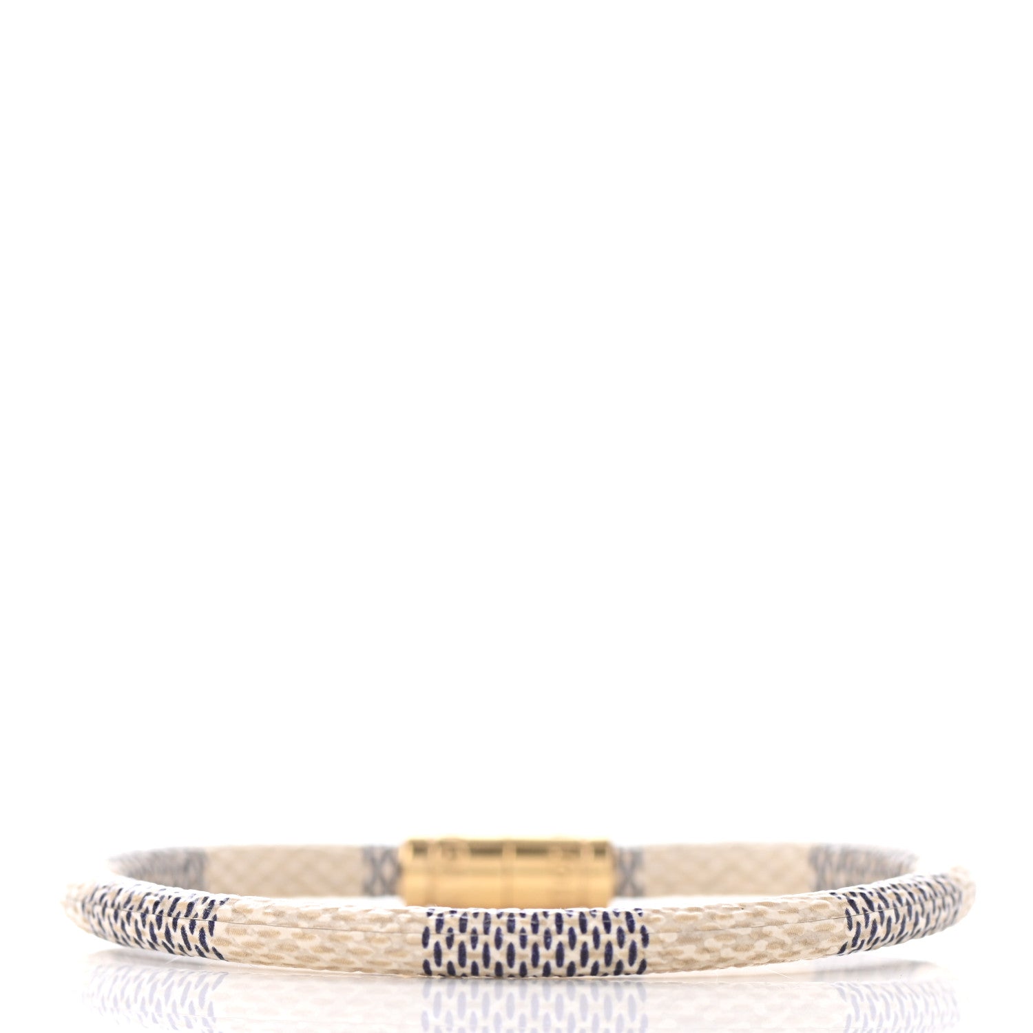 Louis Vuitton Damier Azur Keep It Bracelet 17 3 of 5