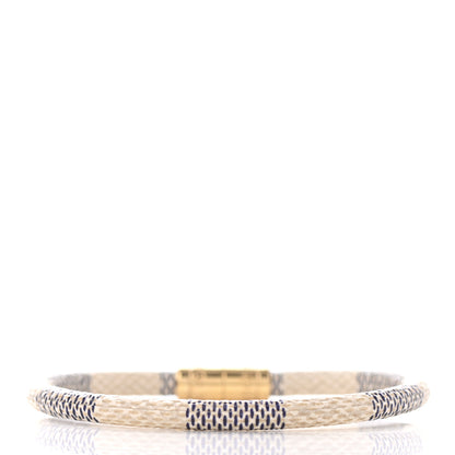Louis Vuitton Damier Azur Keep It Bracelet 17 3 of 5