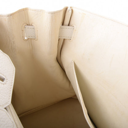 Hermes Taurillon Clemence Birkin 30 White 18 of 44