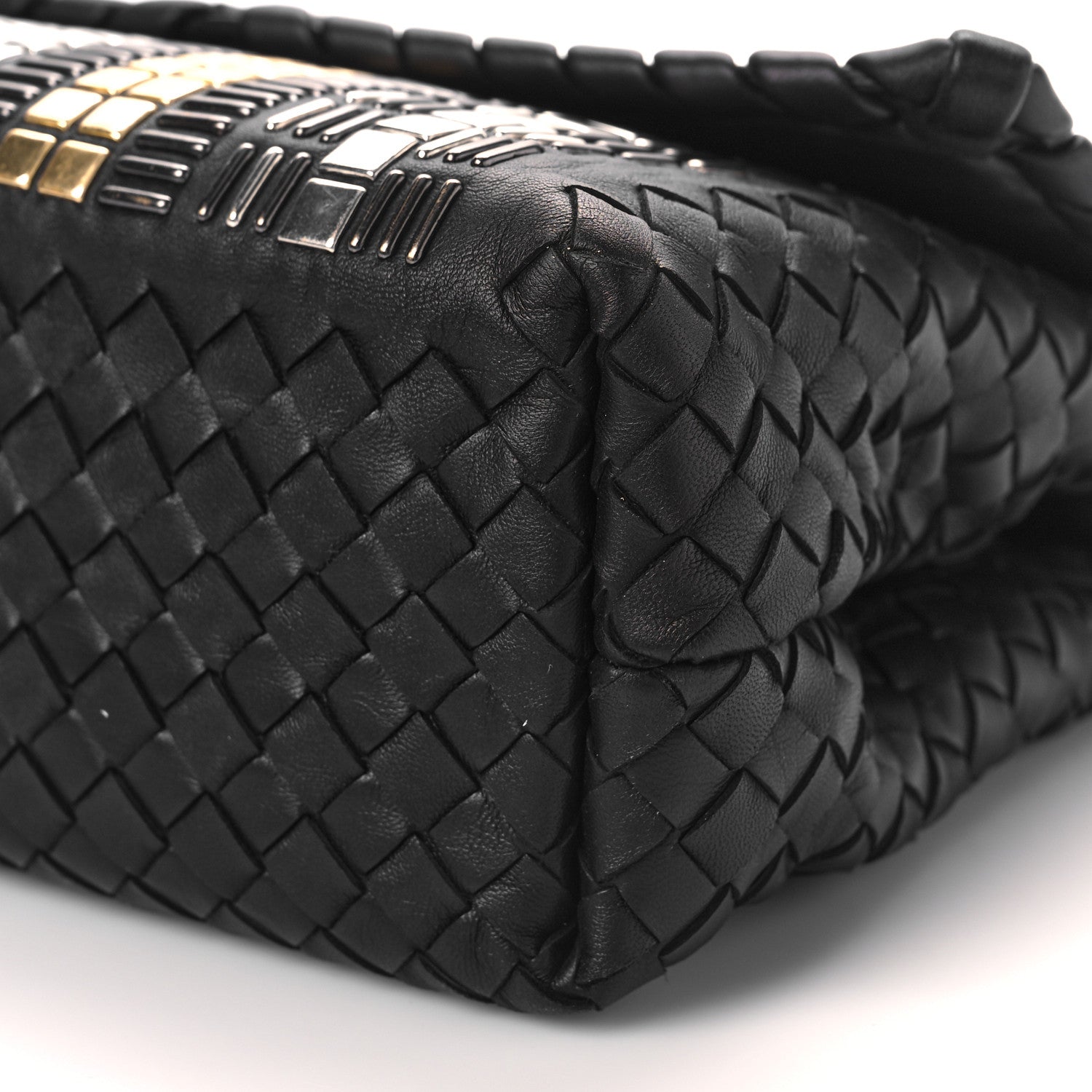 Bottega Veneta Nappa Intrecciato Small Tower Olimpia Bag Black 8 of 8