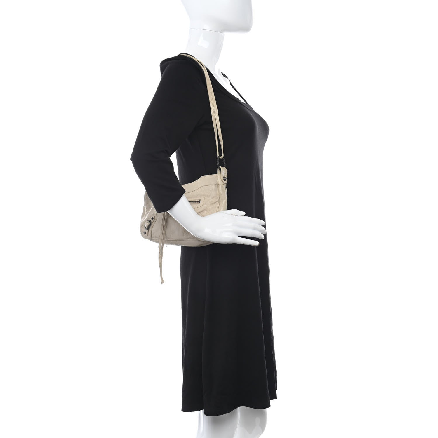 Balenciaga Chevre Classic Hardware Hip Praline 2 of 14