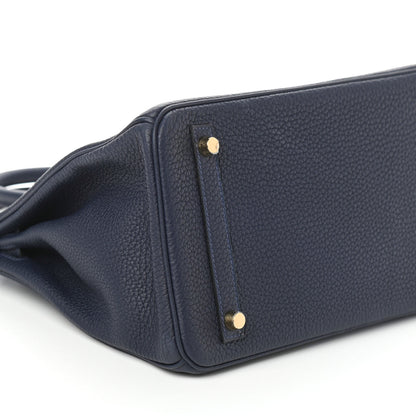 Hermes Togo Birkin 30 Bleu Nuit 6 of 11