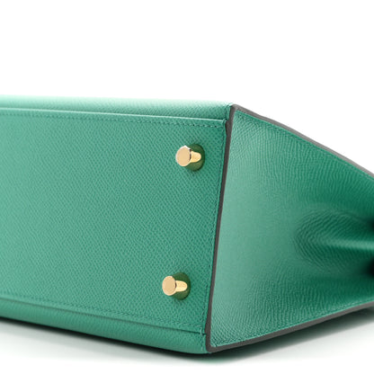 Hermes Epsom Kelly Sellier 25 Vert Jade 10 of 11