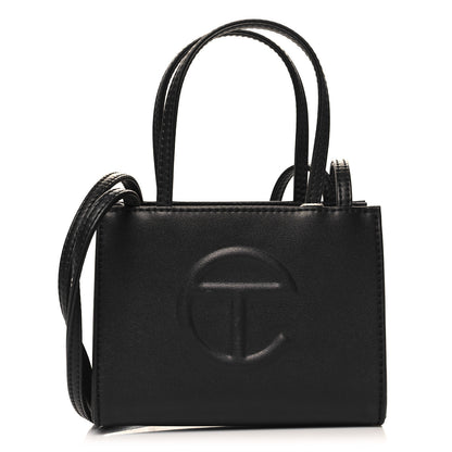 Telfar Vegan Leather Small Shopping Bag Black 1 of 9