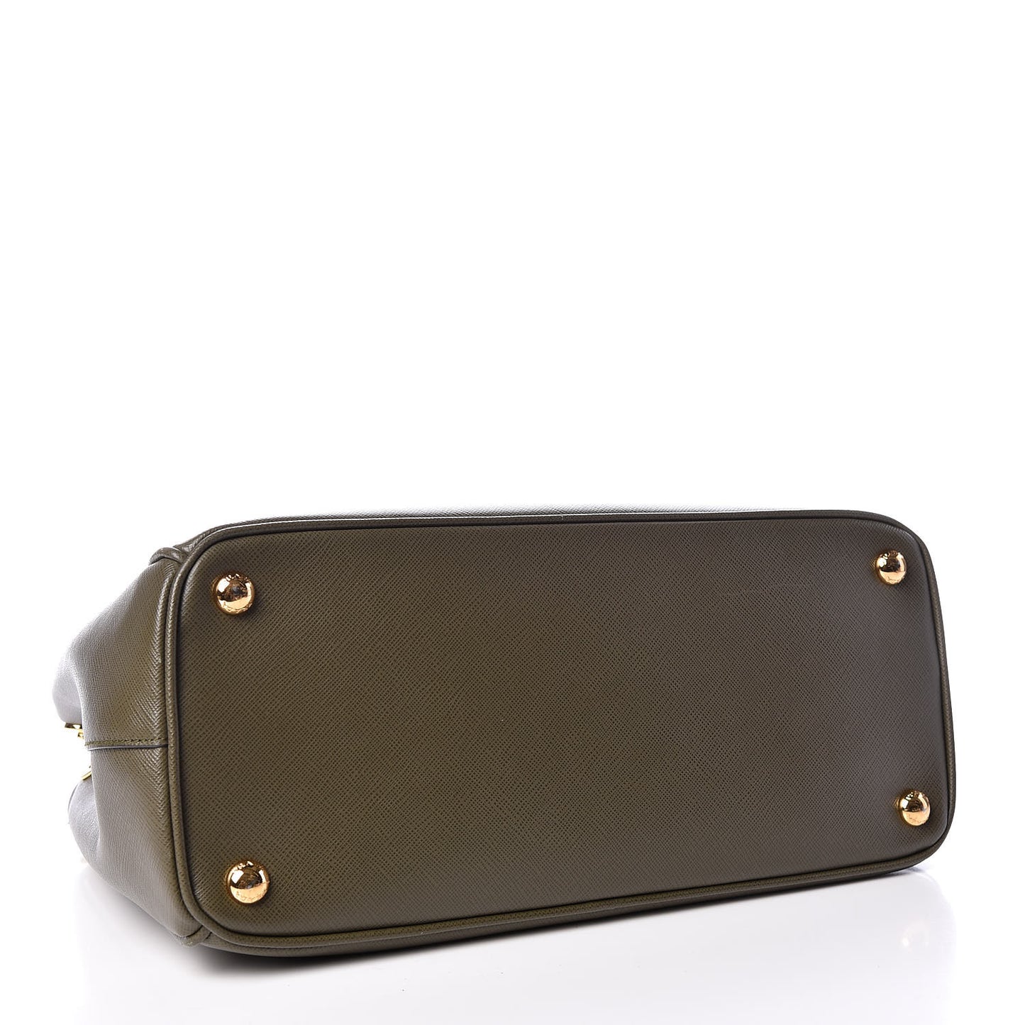 Saffiano Small Galleria Double Zip Tote Militare