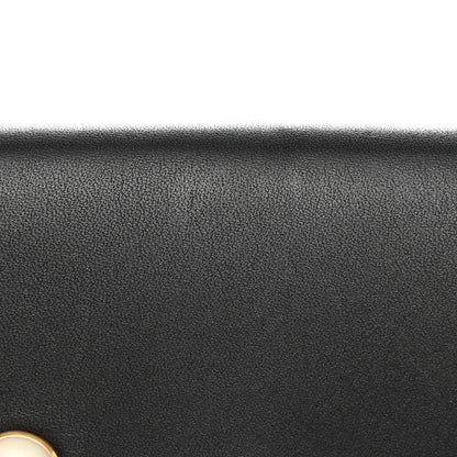 Gucci GG Supreme Monogram Mini Peony Pearly Clutch Black 10 of 12