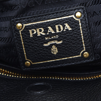 Prada Vitello Daino Shopping Tote Black 10 of 17