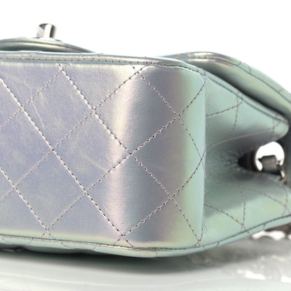 Chanel Iridescent Lambskin Quilted Mini Square Flap Light Purple 9 of 11