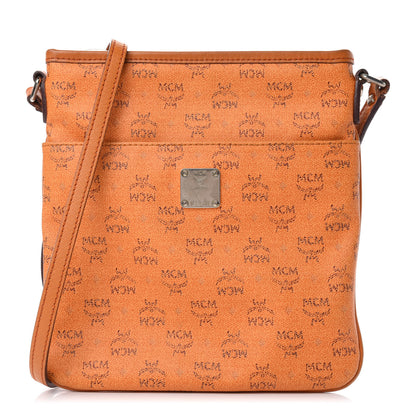 MCM Coated Canvas Messenger Orange 1 of 11