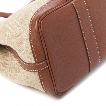 Hermes Toile So H Vache Country Garden Party Tote 30 TPM Gold 6 of 7