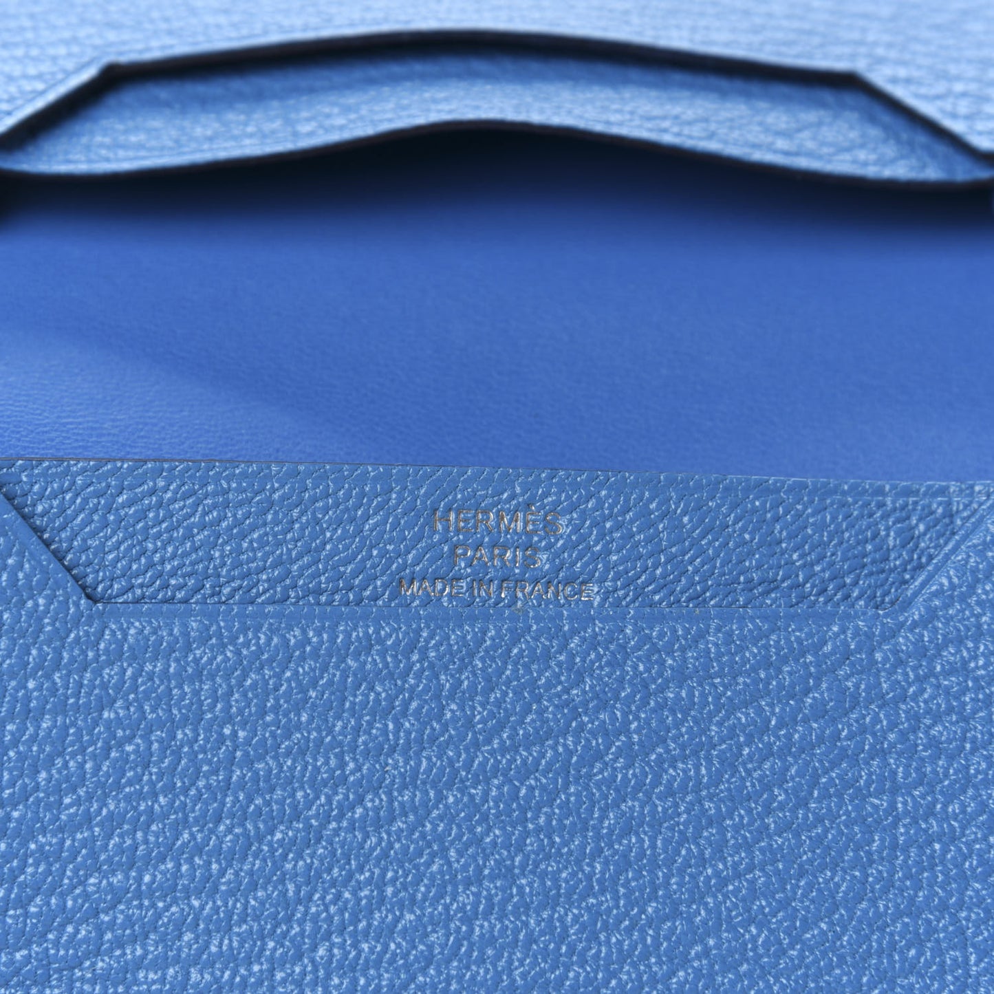 Chevre Mysore Bearn Card Holder Wallet Bleu Paradis